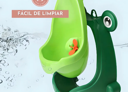 Pelela Infantil Niños Rana Verde Antisalpicaduras 1L