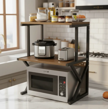 Estante Cocina Para Horno Microondas Rack Doble Organizador