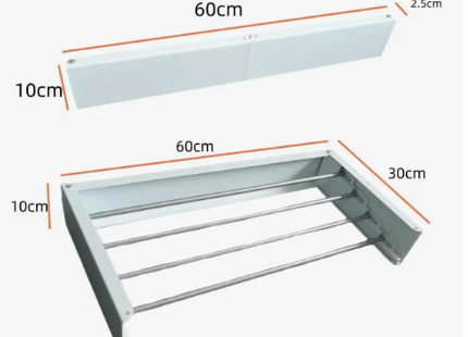 Tendedero Plegable Colgador De Ropa De Pared