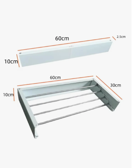Tendedero Plegable Colgador De Ropa De Pared