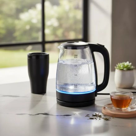 Hervidor De Vidrio De 2 Litros Calentador De Agua