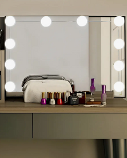 Luces Para Maquillaje Espejo Vanity 10 Bombillas Led