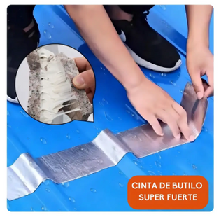 Adhesivo Cinta Tapagotera Techo Sellador Impermeable 5cm X 5m