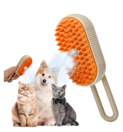 Cepillo Automatico A Vapor Perros Quita Pelos Gatos Mascotas