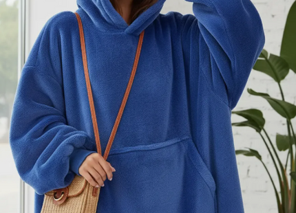 Maxi Polerón Extra Largo Manta Felpa Polar Invierno