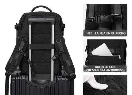 Mochila De Viaje De Gran Capacidad Puerto USB