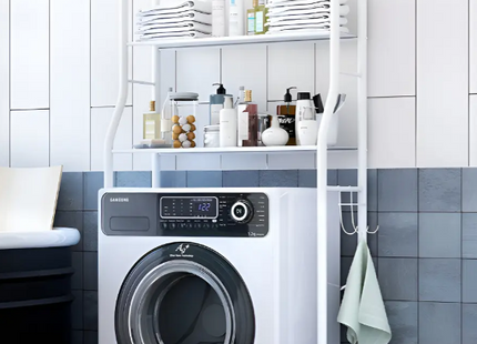Organizador Estante De Lavadora Baño Metalico Rack 3 Niveles