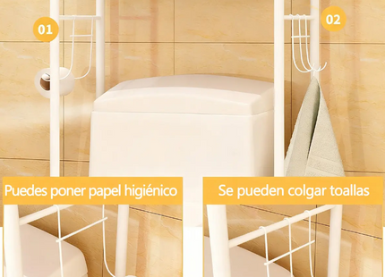 Estante Mueble Organizador De Baño 3 Niveles