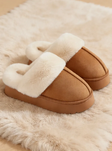 Pantuflas Peludas Mujer De Invierno Chiporro