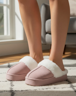 Pantuflas Peludas Mujer De Invierno Chiporro
