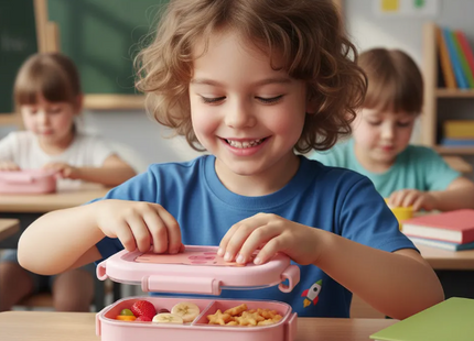 Envase De Capibara Con Compartimiento Comida Niños