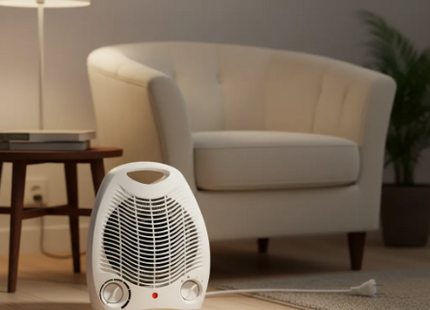 Calefactor Eléctrico Portátil 2000w Frío Calor Con Regulador