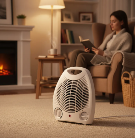 Calefactor Eléctrico Portátil 2000w Frío Calor Con Regulador