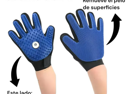 Guante Vaporizador 3 En 1 Masajeador Quita Pelo Recargable