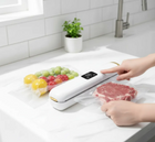 Selladora Al Vacío Digital Automática Portátil Blanca
