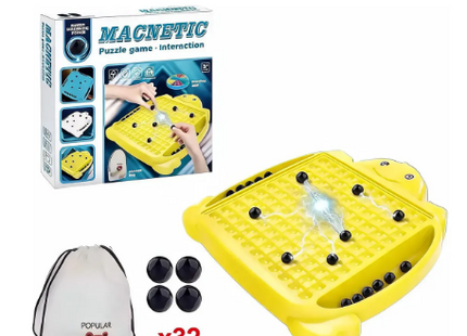 Juego De Mesa Magnético Con Bolitas Y Ruleta