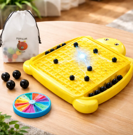 Juego De Mesa Magnético Con Bolitas Y Ruleta