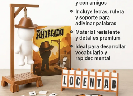 Ahorcado Juego Mesa De Palabras Magnetico
