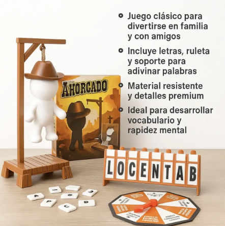 Ahorcado Juego Mesa De Palabras Magnetico