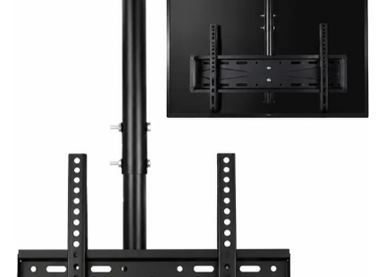 Soporte Tv Techo Giratorio 180° 32-70 Metal Negro Acero