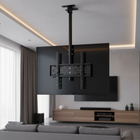 Soporte Tv Techo Giratorio 180° 32-70 Metal Negro Acero