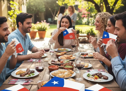 Servilletas Fiestas Patrias Chile Pack X20 Diseños Surtidos