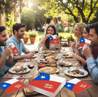 Servilletas Fiestas Patrias Chile Pack X20 Diseños Surtidos