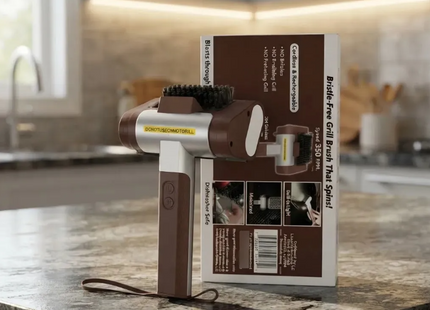 Cepillo Limpieza Eléctrico Para Parrillas Acero Inoxidable
