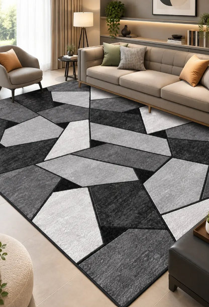 Alfombra Diseño Para Living 150x200 Cm Estampado Decorativa