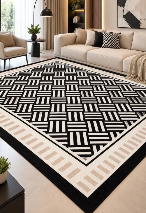Alfombra Diseño Para Living 150x200 Cm Estampado Decorativa