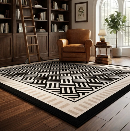 Alfombra Diseño Para Living 150x200 Cm Estampado Decorativa