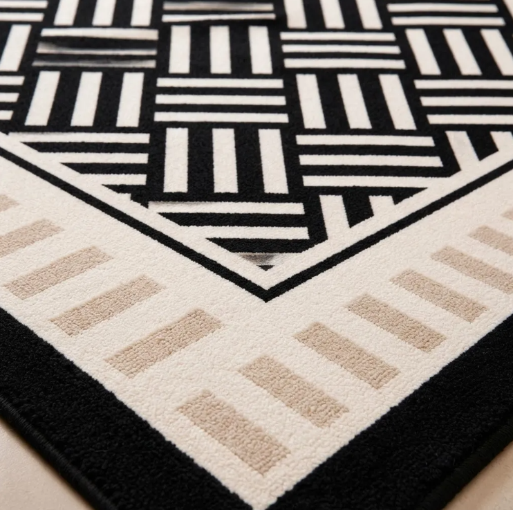 Alfombra Diseño Para Living 150x200 Cm Estampado Decorativa
