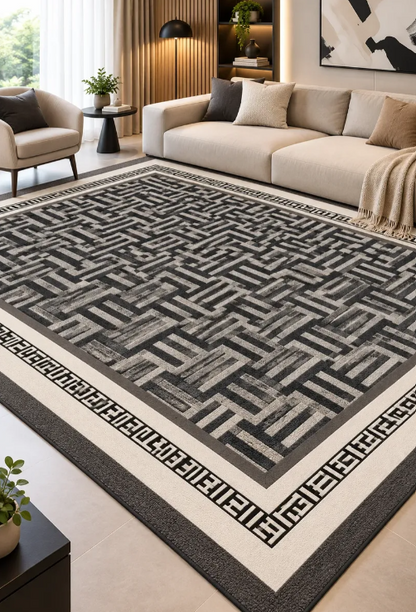 Alfombra Diseño Para Living 150x200 Cm Estampado Decorativa
