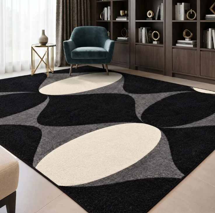 Alfombra Diseño Para Living 150x200 Cm Estampado Decorativa