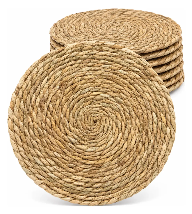 Set 6 Individuales De Mesa En Fibra Natural 33 Cm