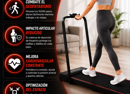 Maquina Caminadora Trotadora Inclinación 2 Hp Hasta 120 Kg