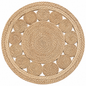 Alfombra Yute 100 Cm Fibra Natural Decorativa