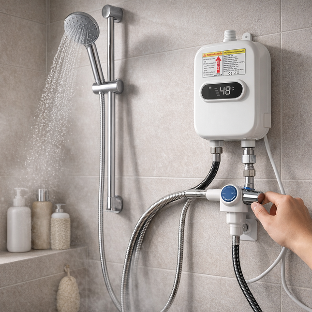Calefont Eléctrico Instantáneo 3500W Agua Caliente