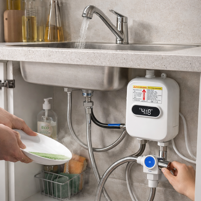 Calefont Eléctrico Instantáneo 3500W Agua Caliente