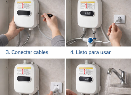 Calefont Eléctrico Instantáneo 3500W Agua Caliente