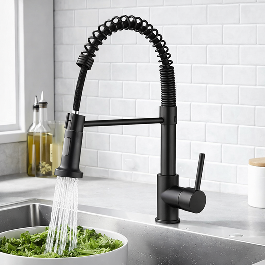 Grifo Cocina Extensible Flexible Lava Fácil y Rápido