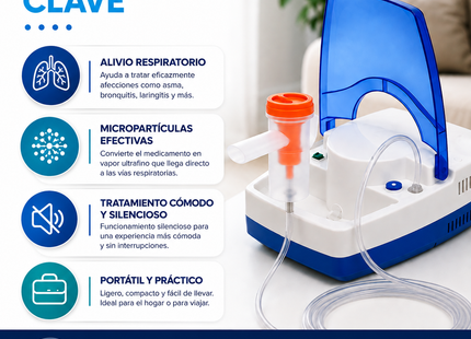 Nebulizador Eléctrico Portátil