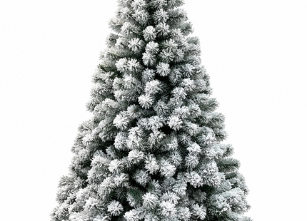 Árbol de Navidad Artificial Nevado 180 cm Soporte Metálico SDS53