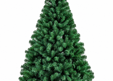 Árbol de Navidad Artificial 210 cm Verde Soporte Metal