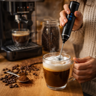 Mini Batidor Revolvedor De Café Y Espuma Leche Recargable