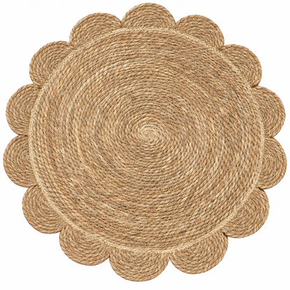 Alfombra Yute 100 Cm Fibra Natural Decorativa