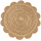 Alfombra Yute 100 Cm Fibra Natural Decorativa