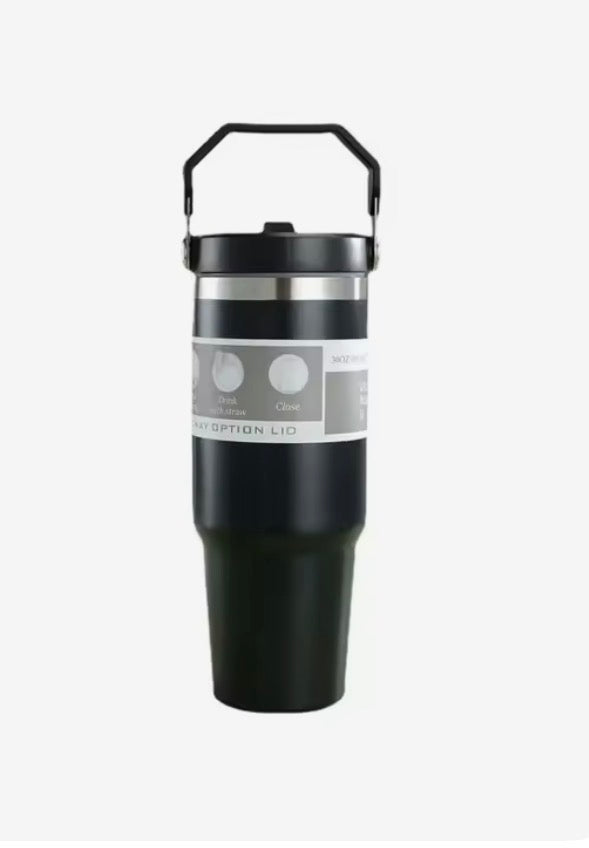 Vaso Térmico Acero Inoxidable 890 ml con Asa Frío/Calor
