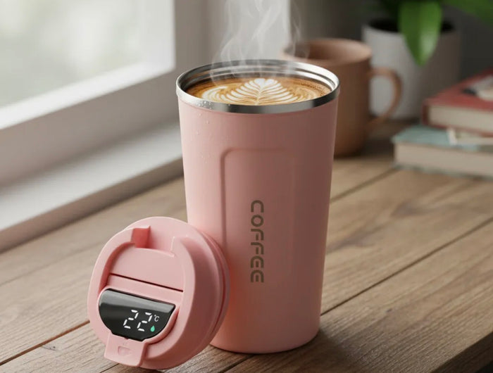 <h2><strong>Vaso Térmico Acero Inoxidable con Pantalla de Temperatura</strong></h2>