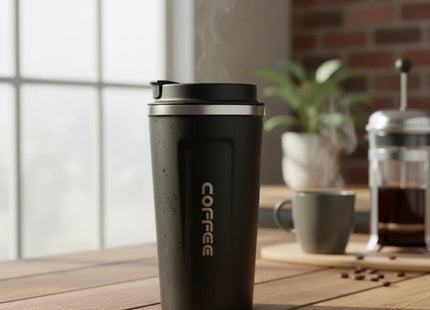 Vaso Térmico de Acero Inoxidable para Café 400 ml